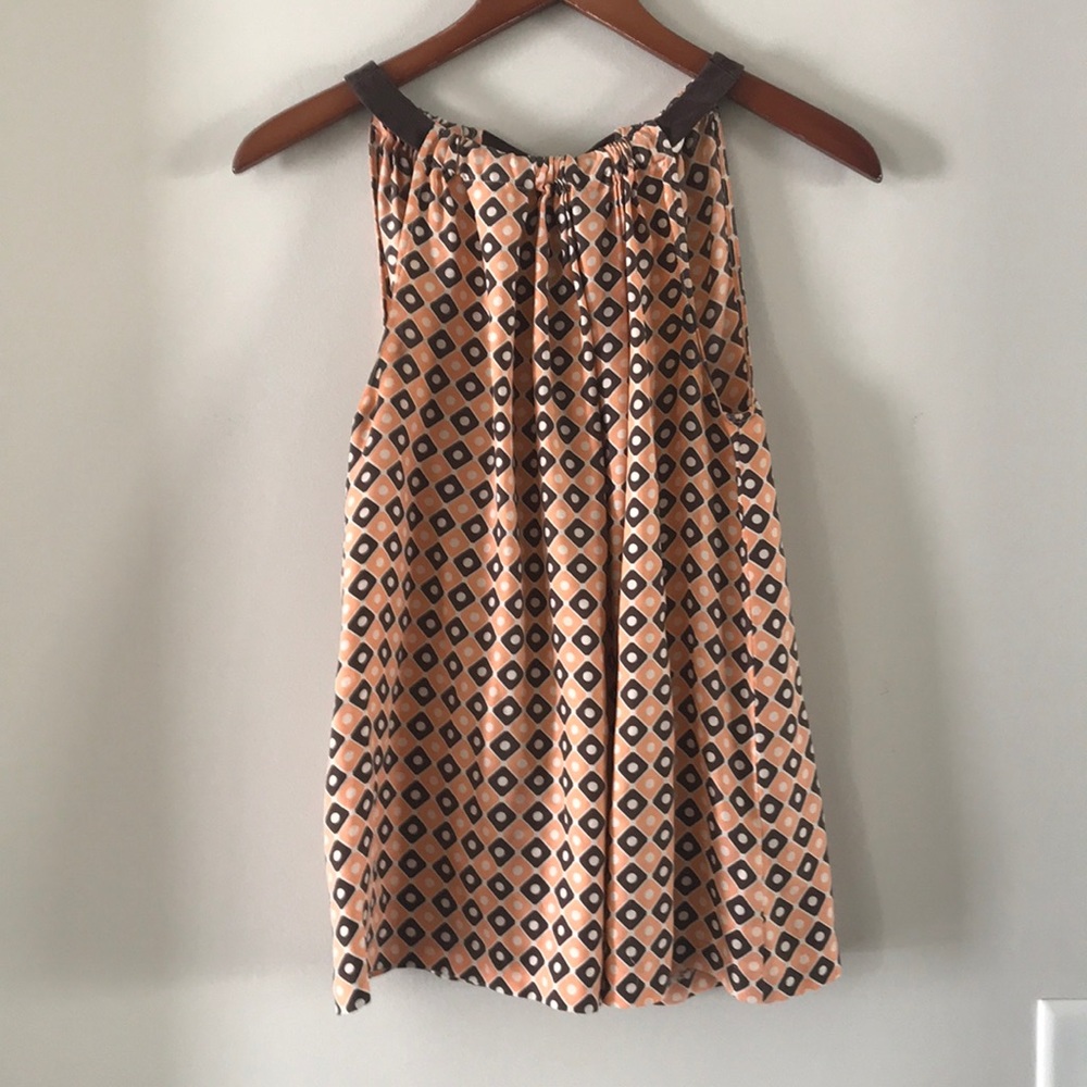 Shoshanna Patterned Top Sz 4